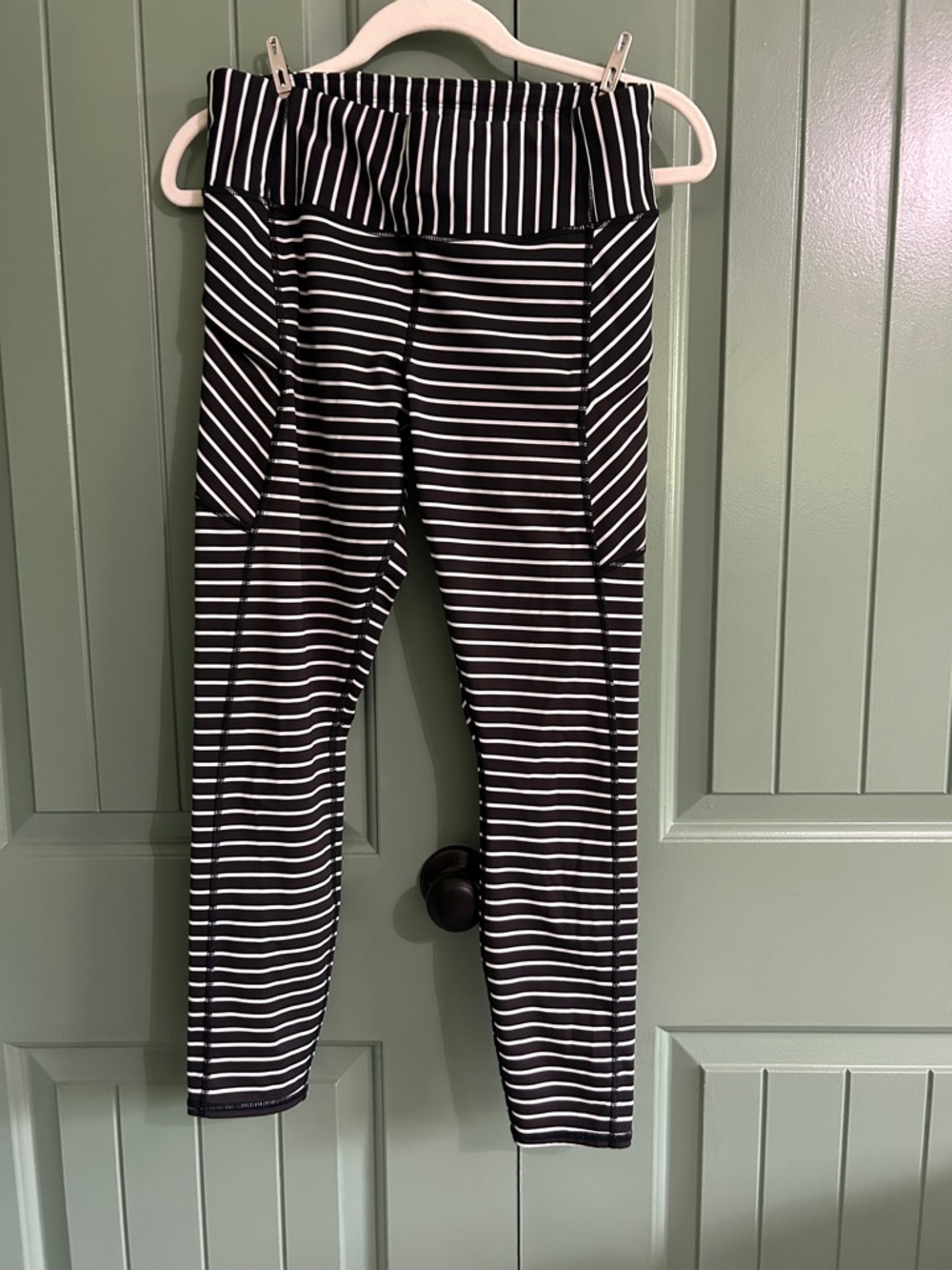 Athleta stripe leggings